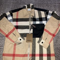 Burberry Jacket Size Large Brand New 