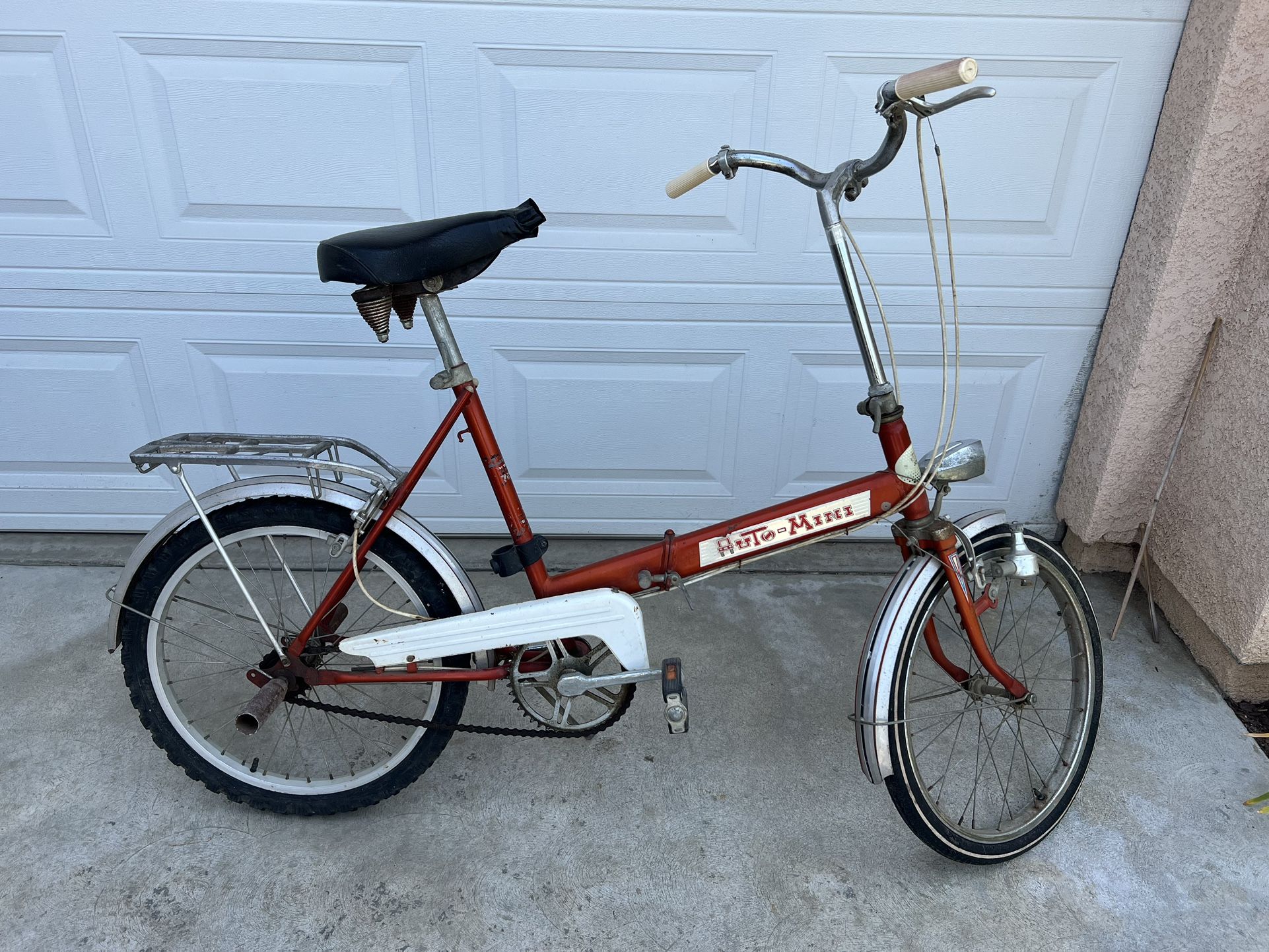 Vintage JC Penny Auto Mini Folding Bicycle