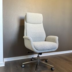 2 Upholstered Office Chairs 