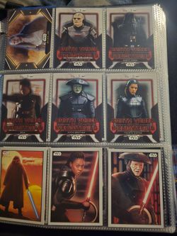 Complete Obi Wan season 1 Topps card set