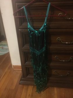 Fringy tap costume used once (color-black and dark green)