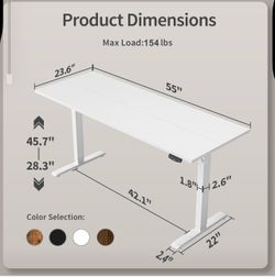 Electric standing desk for sale
