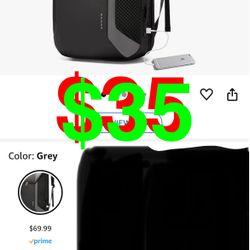 BANGE - Smart Business Laptop Backpack Waterproof can fit 15.6-17.3 Inch Laptop with 3.0 USB charging port for men and women