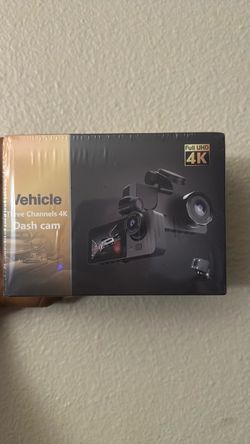 4K Three Channel Vehicle Dash Cam