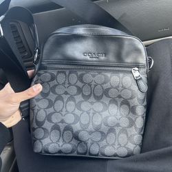 Black Coach Cross Body Bag 