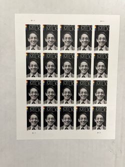 Pride - 2014 - Sheet Of Harvey Milk - Forever Stamps - (New)