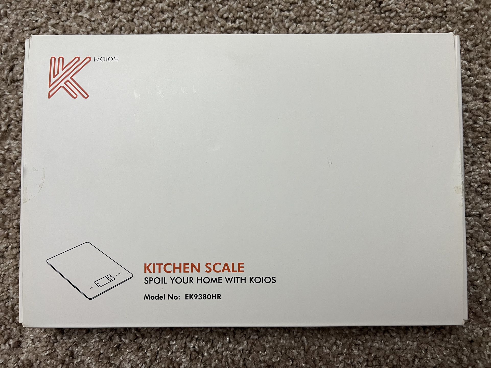 Rechargeable Digital Kitchen Scale