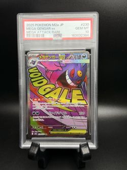PSA 10 Mega Gengar EX Mega Attack Rare