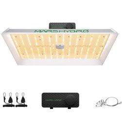[2] MARS HYDRO TS1000 150W LED Grow Light for Indoor Plants, with Patented Reflector, 5 Levels Dimmable Lights Daisy Chain Full Spectrum Growing Lamps