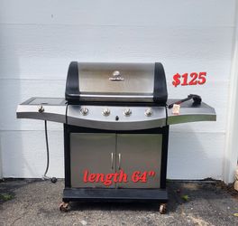 Char-Broil 4-Burner Gas Grill w side burner