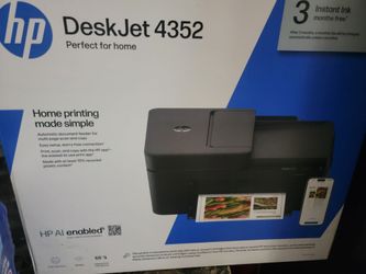 HP DeskJet 4352 Wireless
All-in-One Color Inkjet Printer,
Scanner, Copier,