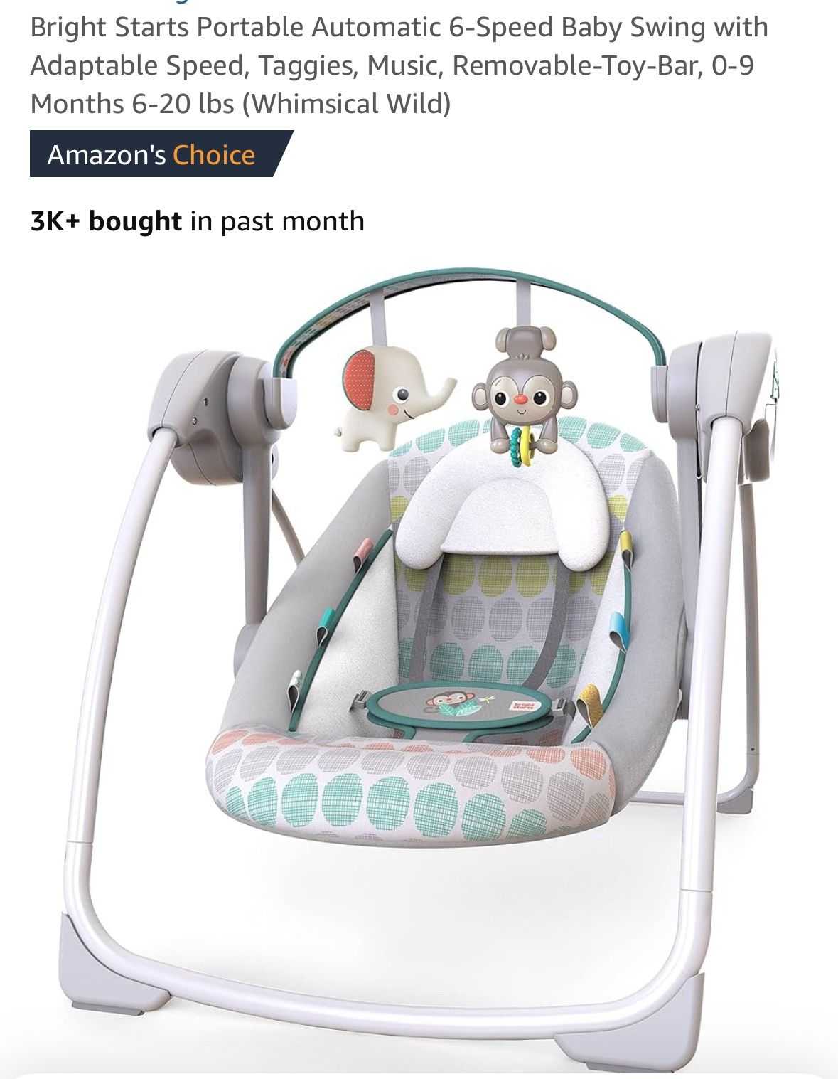 Baby swing