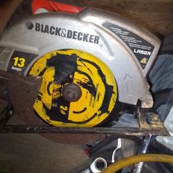 Black & Decker Saw With A Laser