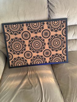 Mandala Pattern Cork BulletiN Board