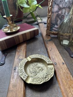 Vintage Brass Ash Tray. 