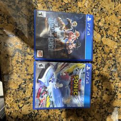 Jump Force And Sonic Team Racing Ps4 Game