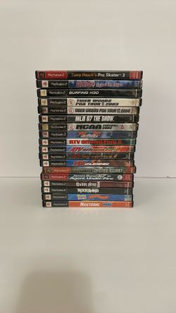 PLAYSTATION 2 LOT OF 18 VIDEO GAMES - $40 FOR ALL
