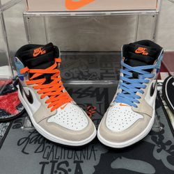 Jordan 1 High OG White Total Orange – Men’s 10 – OG Box