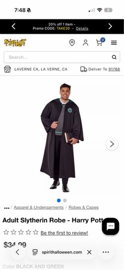 Slytherine robe