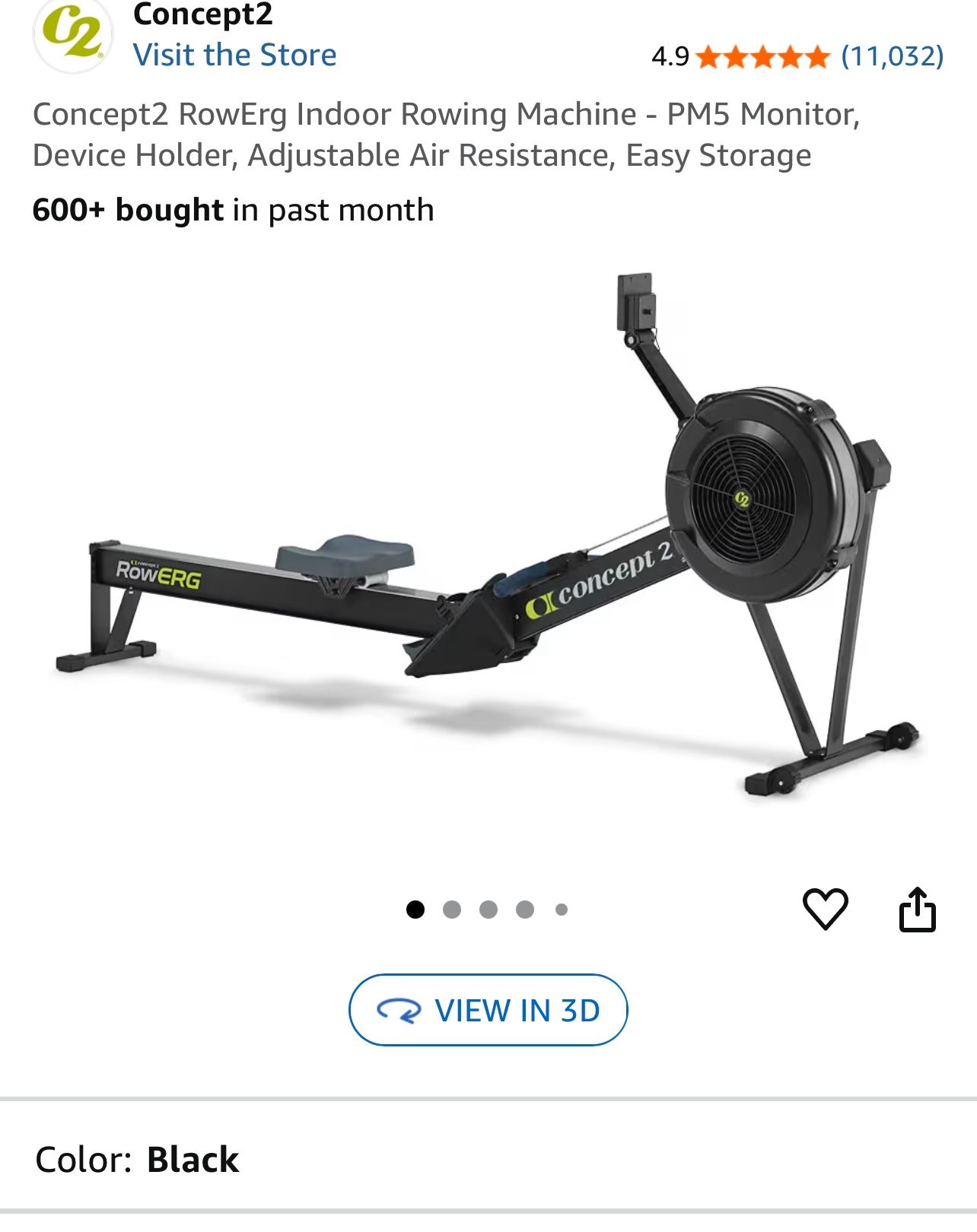 Concept 2 Rowing Machine 
