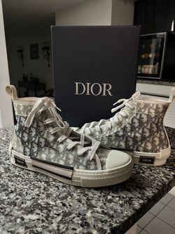 Dior B23 High-Top Oblique Sneakers