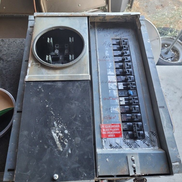 125 Amp Electrical Panel Bryant