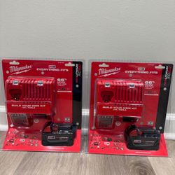 Milwaukee M18 18-Volt Lithium Starter Kit with One 5.0Ah Bat/charger