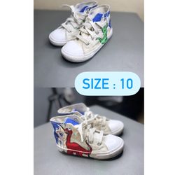 Boys  Dinosaur Converse 