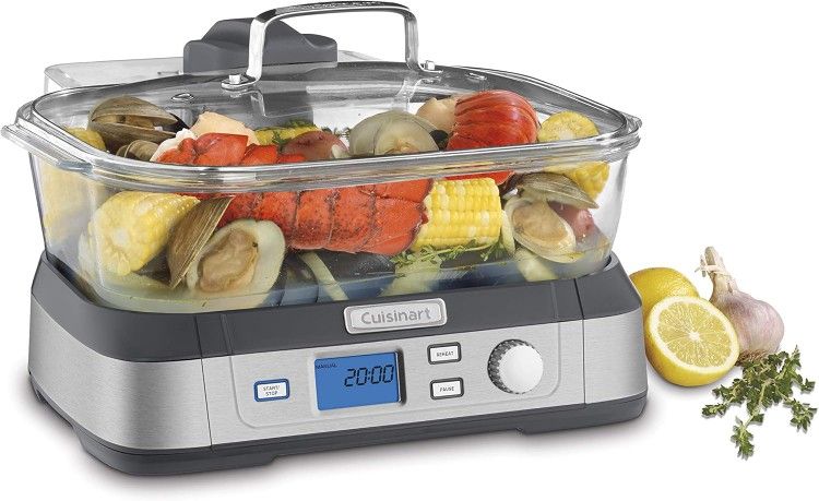 MOVING SALE: Cuisinart Digital Glass Steamer (5L) - MUST GO SUN 12/14