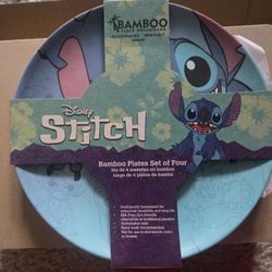 Disney Stitch - Bamboo Plates (Set of Four)