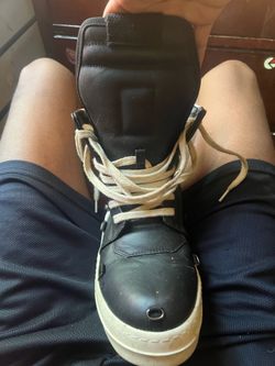 rick owen geobaskets size 10