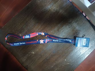 Astros 2017 WS Champions Lanyard