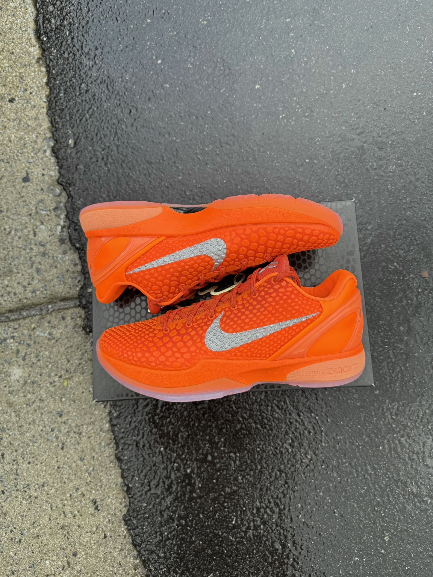 Nike Kobe VI Protro Total Orange Size 10 Shoes Sneakers New DS