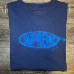 Supreme Ink Blot S/S Top | SZ: L | CLR: Navy Blue