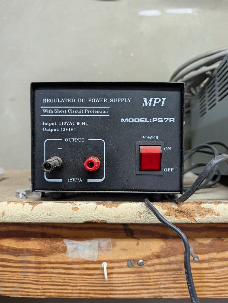 MPI Model PSR-7 Regulated Power Supply