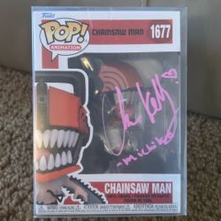 Autographed Funko POP! Chainsaw Man | Signed by Christina Kelly