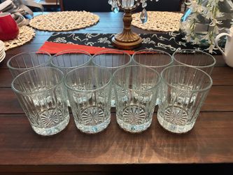 Crystal drinking glasses short (9)