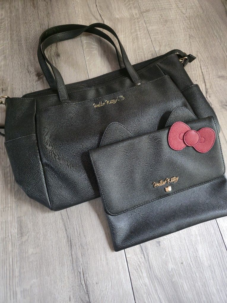Hello Kitty Purse Handbag Tote Satchel Over The Shoulder Bag Womans Girls Womens Hello Kitty Wallet