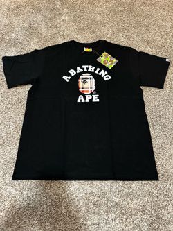 BAPE Check College Tee Black Size M