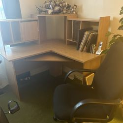 Desk And Office Chair 