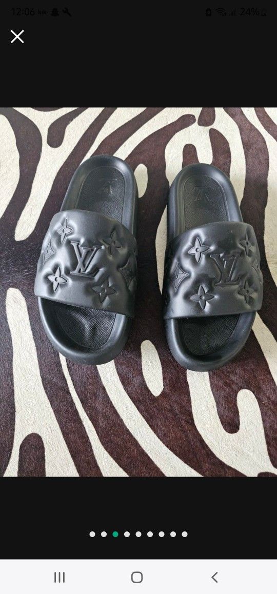 MENS SANDLES SIZE 10 BLACK Clothing