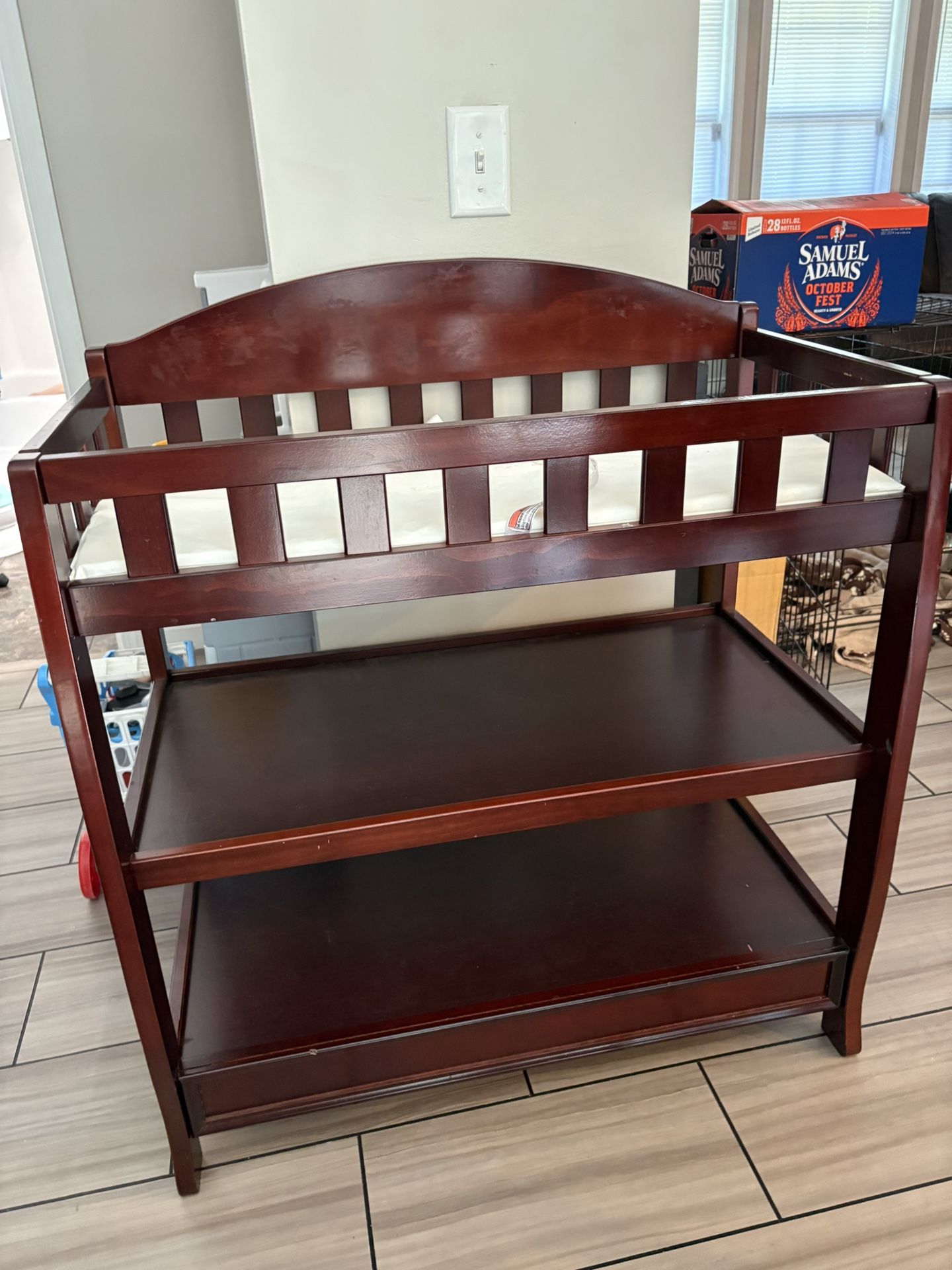 Cherry Changing Table