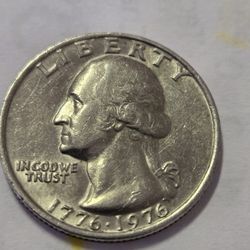 Bicentennial Quarter. Missing P Mint Mark.