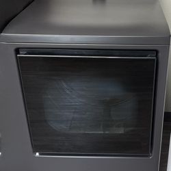LG Top Load Gas Dryer-Matte Black