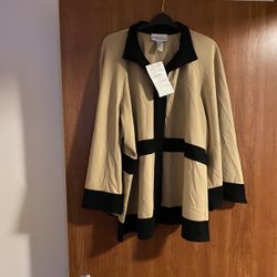 Vintage Simonton Says By George Simonton  Long Sleeved Blouse ( or Jacket)3XL