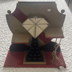 Art Deco Stained Glass Lamp