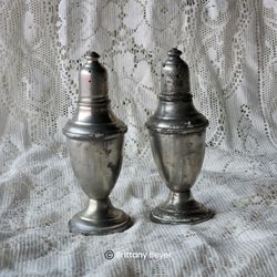 Weighted Pewter Salt&Pepper Shakers