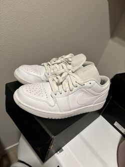 Jordan 1 low white size 9