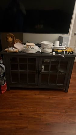 gray cabinet
