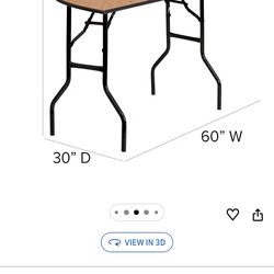 semi-circular wooden table